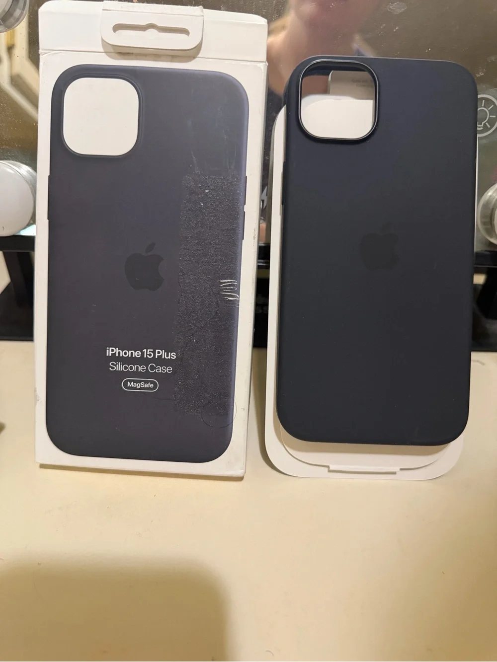 Apple Silicone Case for iPhone 15 Plus - Midnight